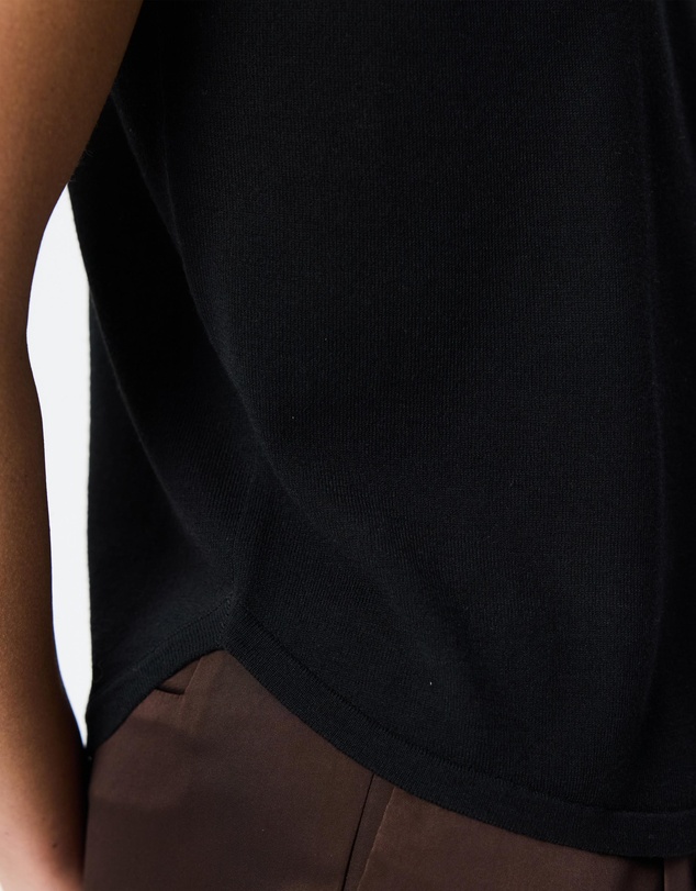 Tussah - Celeste Crew Neck Loose Fit Grown On Sleeve Top