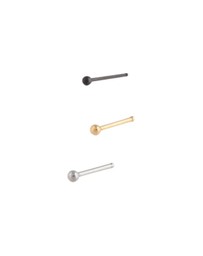 Lovisa - Mixed Metals Nose Ring Stud 6-Pack