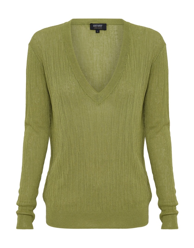 Oxford - Renee Deep V-Neck