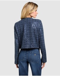 GUESS - Elisa Sequin Denim Jacket