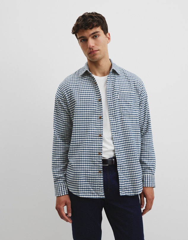 Country Road - Regular Fit Flannel Gingham Shirt