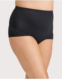 Ava & Audrey  - Ava & Audrey Jacquard Stripe Smoothing Full Brief