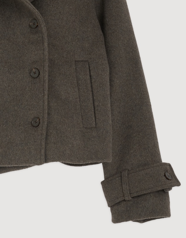 Revibe - Repaired AERE Sofia Wool Blend Jacket - AU 10