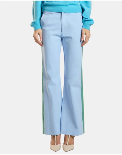 Cynthia Rowley - Cotton Cropped Flared Pants