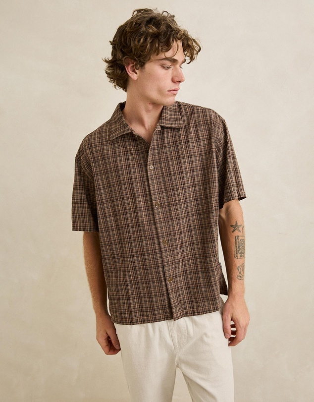 Rhythm - Relaxed Brady Check SS Shirt