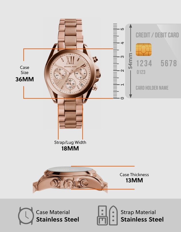 Michael Kors - Mini Bradshaw Women's Analogue Watch