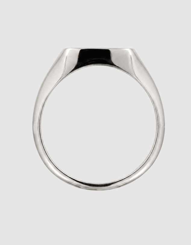 Kuzzoi - ICONIC EXCLUSIVE - Enamel Signet Ring in 925 Sterling Silver