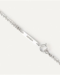 PDPAOLA - Sparkle Silver Chain Necklace
