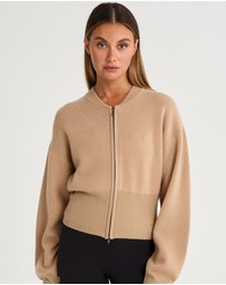 All Fenix - Two Way Zip Knit Bomber
