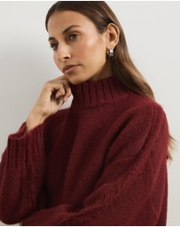 Atmos&Here - Charll Funnel Neck Knit Jumper