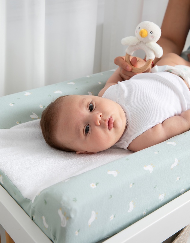 Living Textiles - Organic Change Mat Cover - Goosey Goosey