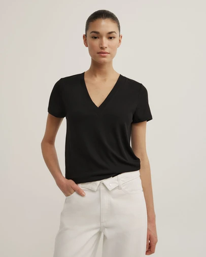 Witchery - Jersey V-neck T-shirt