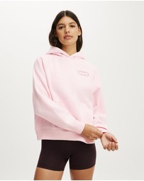 Cotton On Body Active - Plush Premium Graphic Raglan Hoodie