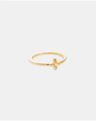 By Charlotte - Gold Live in Light Ring