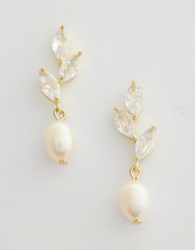 Moira Hughes - The White Label - Briar Pearl Drop Earrings