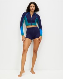 Duskii - Long Sleeve Classic Panel Rash Top