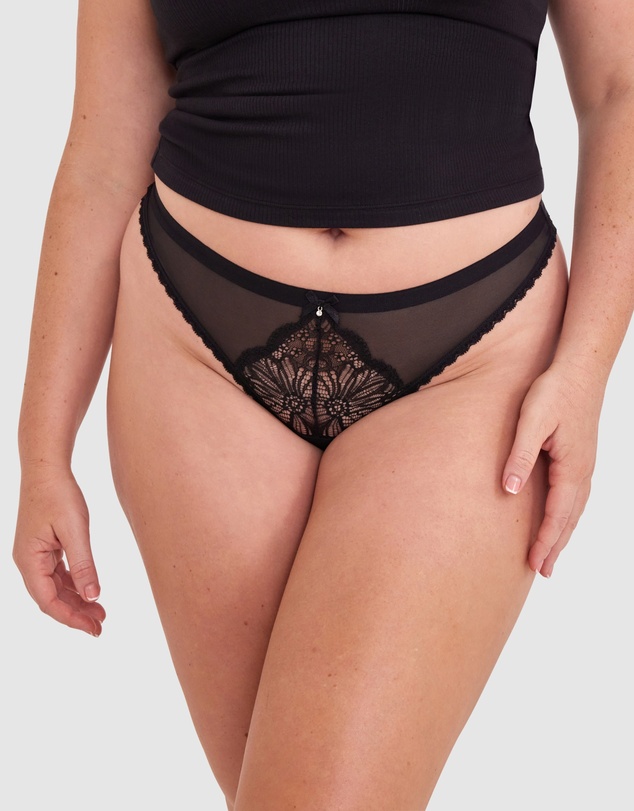 Bras N Things - Susannah V String - Black