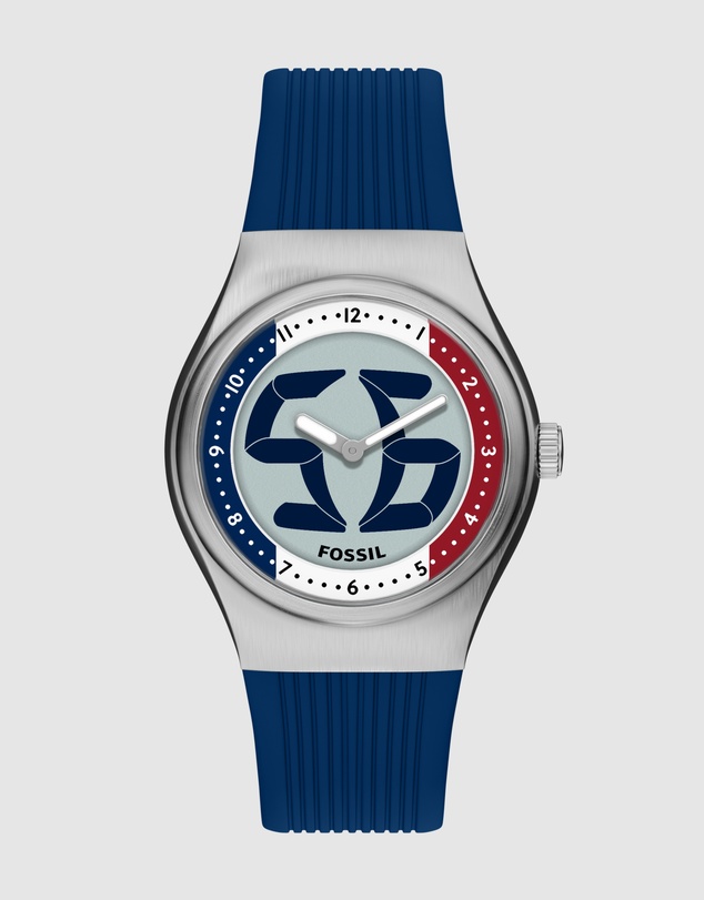 Fossil - Archival Big Tic Blue Analogue-Digital Watch