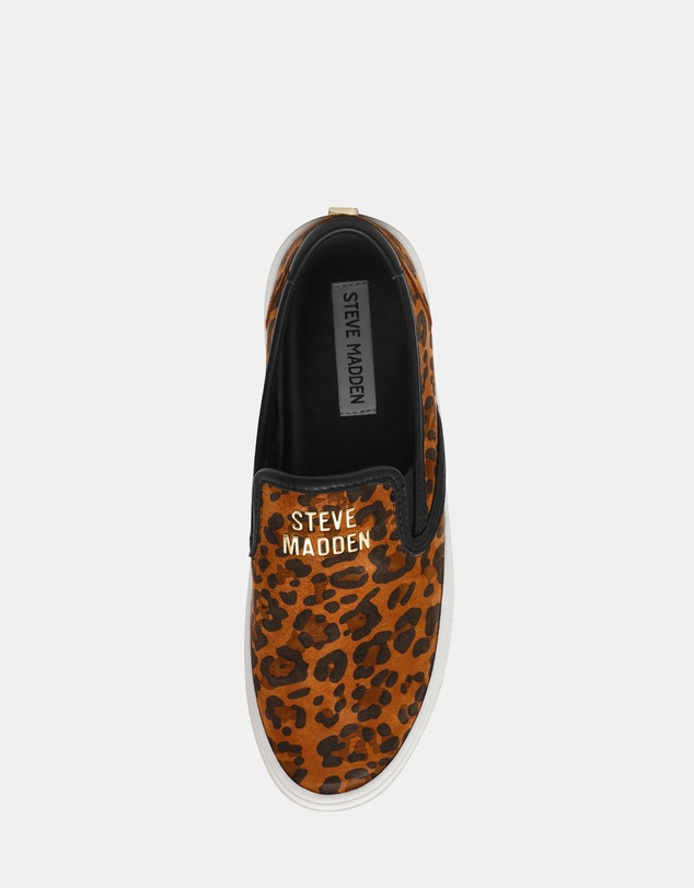 Steve Madden - Clifftop-L Leopard Suede Sneakers