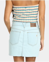 Volcom - Womens Dropping In Denim Skirt