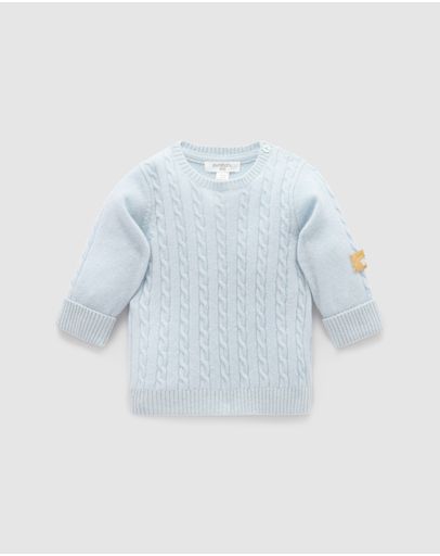 Pale Blue Melange