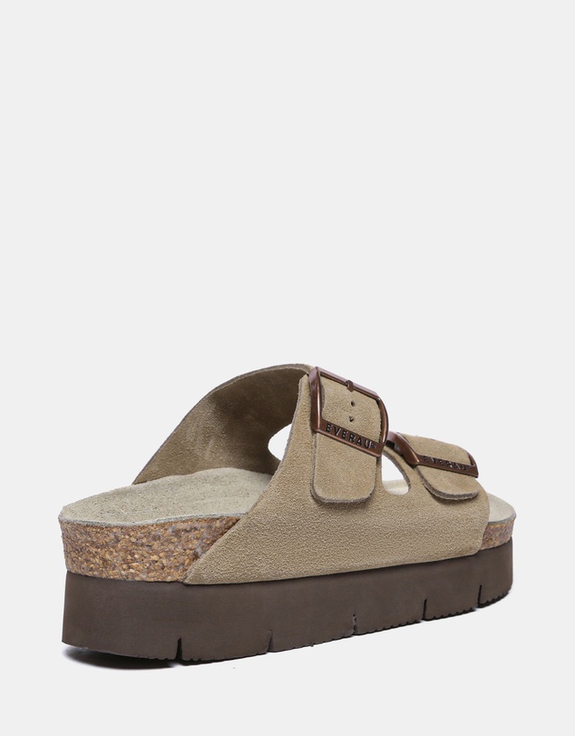 EVERAU - EverAU Ugg Sandal Platform Cow Suede Upper Sandals