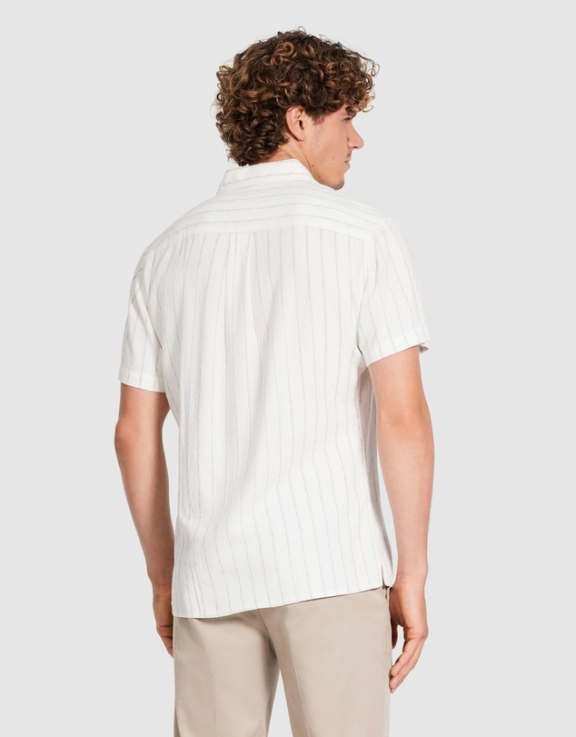 Tarocash - Artis Linen Stripe Shirt