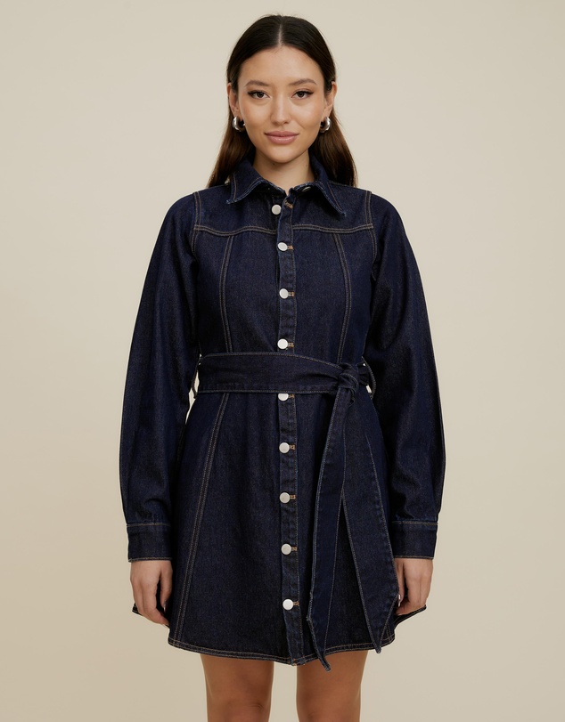 The Fated - Mara Denim Dress