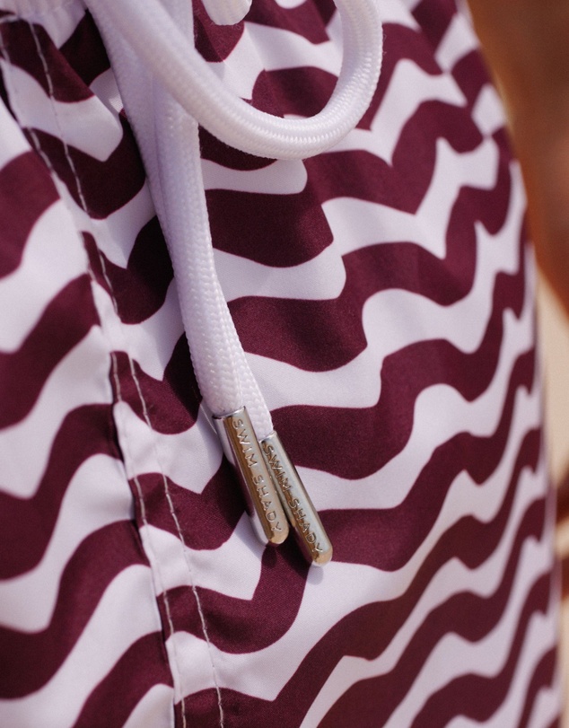 Swim Shady - Maroon Tide Swim Shorts