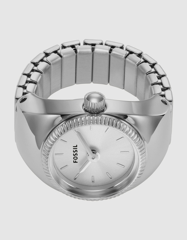 Fossil - Ring Watch Silver-Tone Analogue Watch
