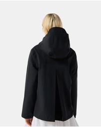 Hunter - Women’s Originals Lightweight Waterproof Jacket in Black