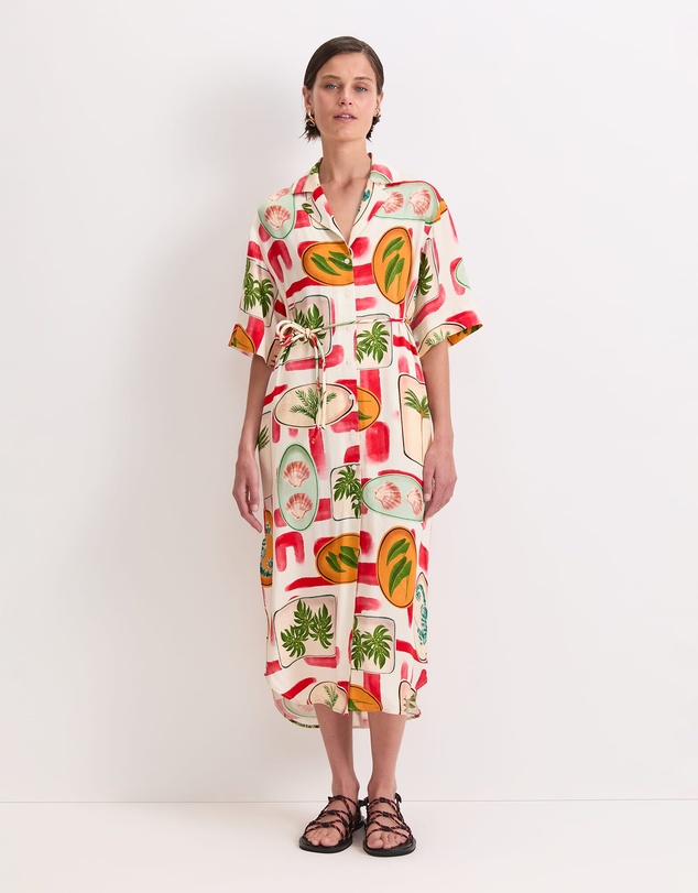Sportscraft - Bliss Midi Shirt Dress