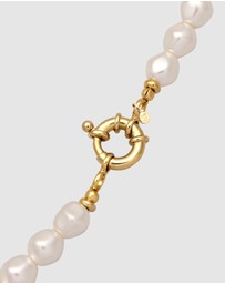 Elli Jewelry - Necklace Pearl 925 Sterling Silver