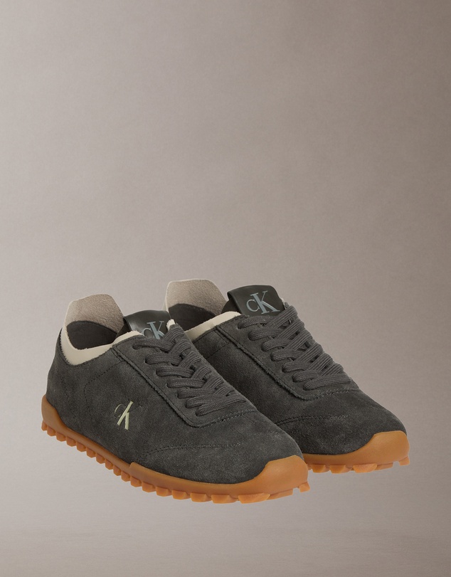 Calvin Klein - Suede Low Profile Runner Sneakers