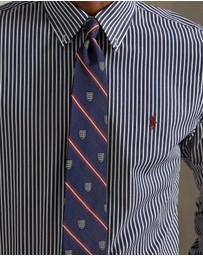 Polo Ralph Lauren - Custom Fit Striped Stretch Poplin Shirt
