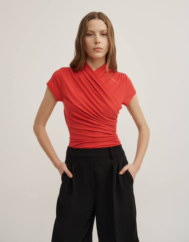 Witchery - Wrap Cap Sleeve T-shirt