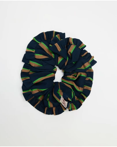 Damson Madder - Frill Edge Scrunchie