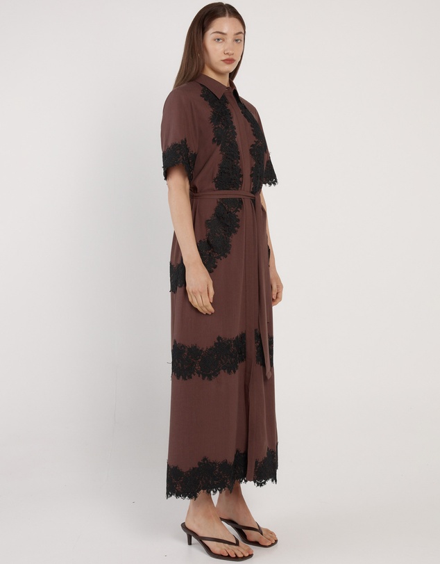 Fate + Becker - Cyra Linen Lace Dress