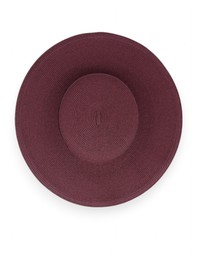 Morgan & Taylor - Macy Racewear Boater in Dark Cherry Red