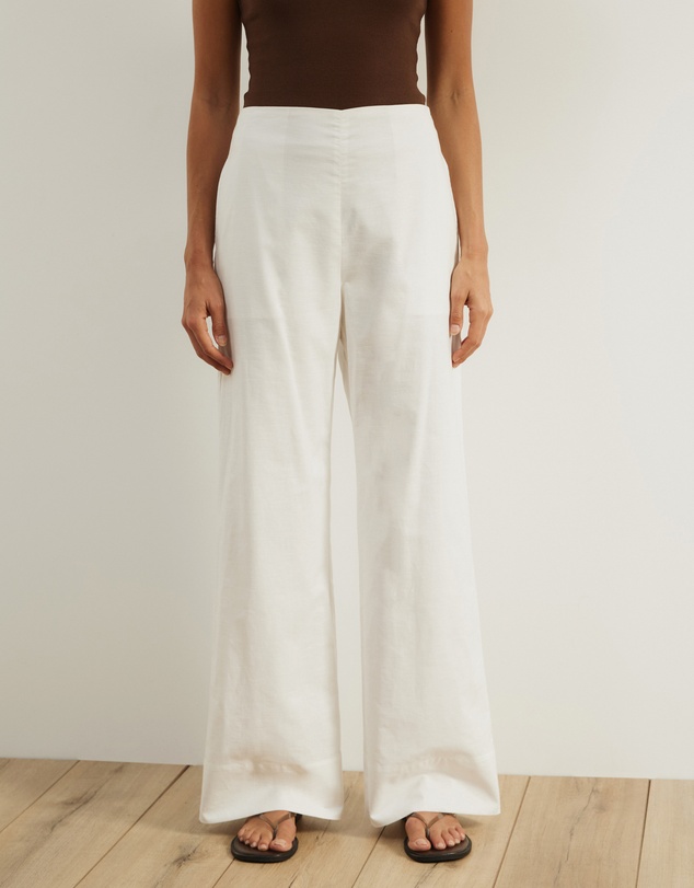 Atmos&Here - Nima Linen Blend Tailored Pants