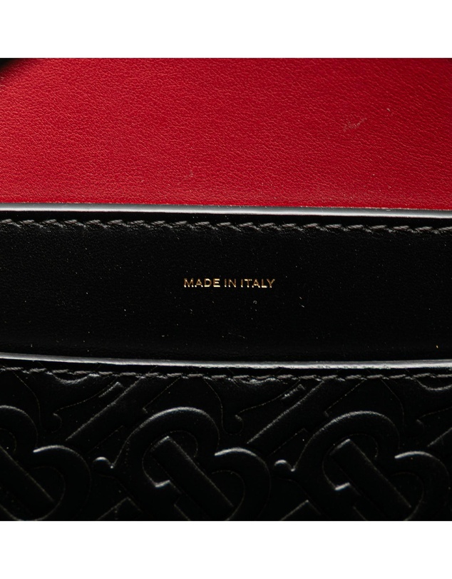 Pre-Loved by Azura Reborn - Pre-Loved Small TB Monogram Embossed Leather Belt Bag