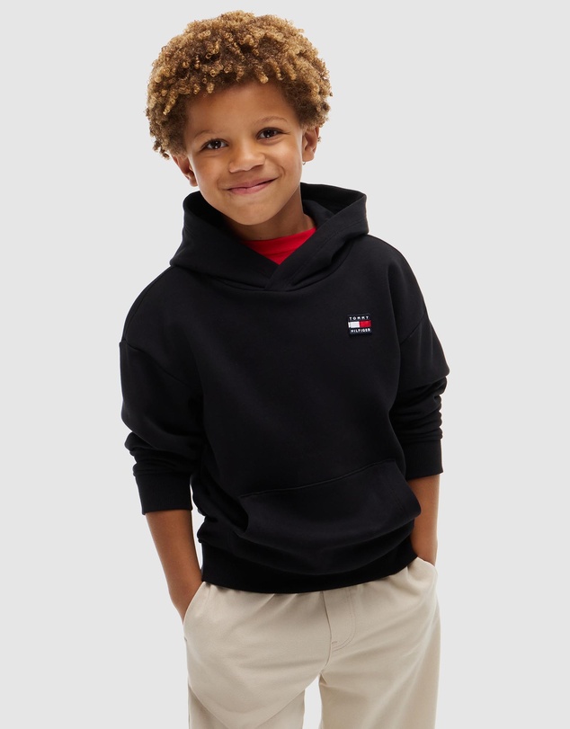 Tommy Hilfiger - Kids Unisex 3-7 Flag Logo Hoodie - Kids