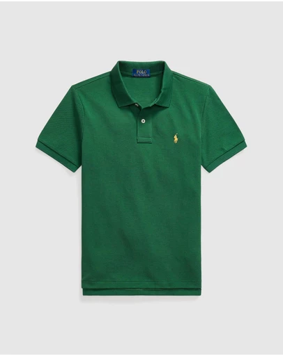 Polo Ralph Lauren - Slim Fit Cotton Mesh Polo Shirt - ICONIC EXCLUSIVE - Teens
