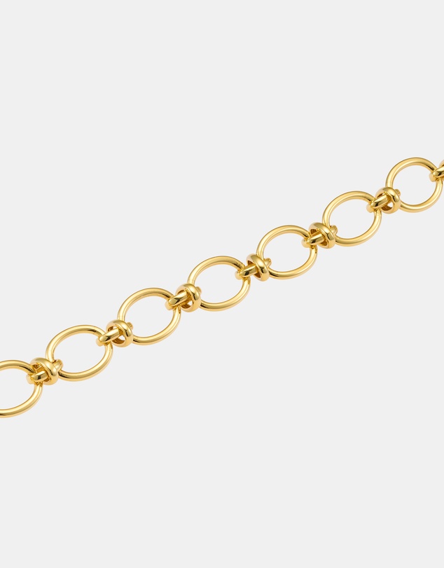 Zoe Olivia - 14K Gold Vermeil Linked T-Bar Bracelet