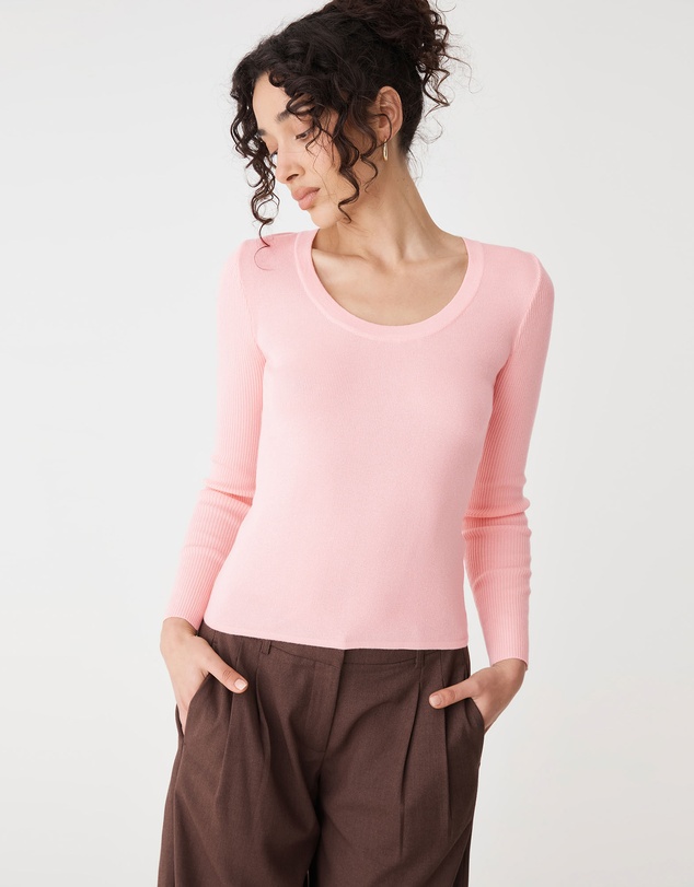 Forcast - Samira Scoop Neck Knit