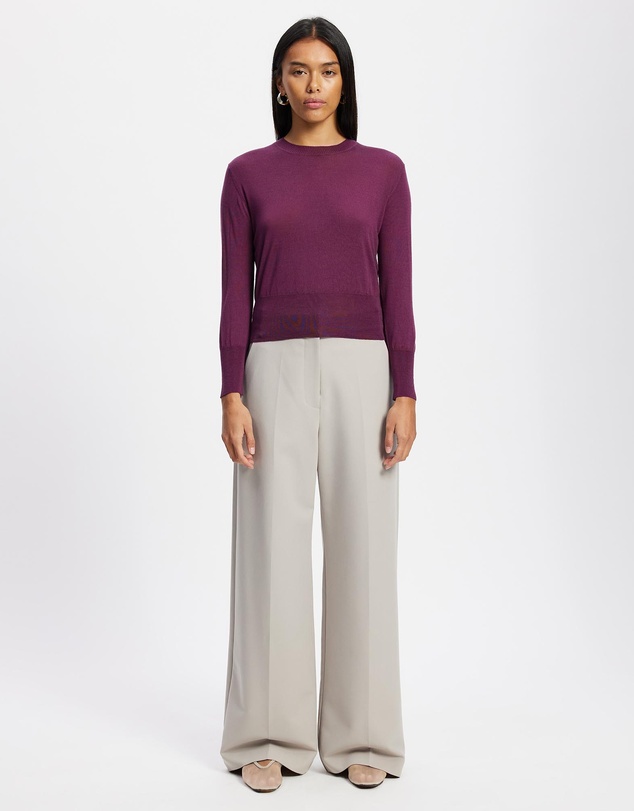 Mcintyre - Polly-Lite Cropped Merino Jumper