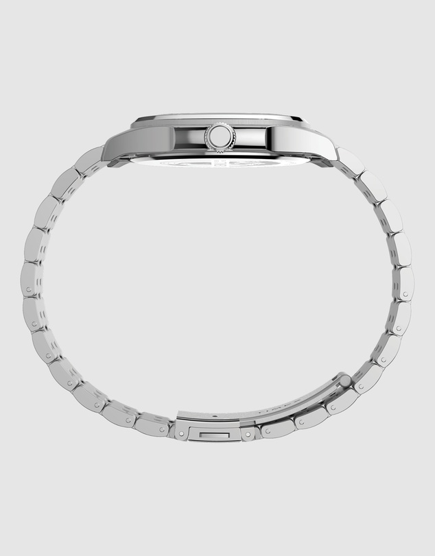 TIMEX - Marquee 41mm Blue Dial Stainless Steel Bracelet Watch