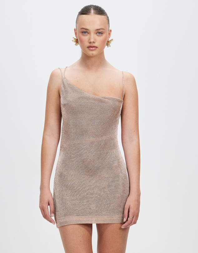 Third Form - Heavy Metal Knit Cowl Mini Slip