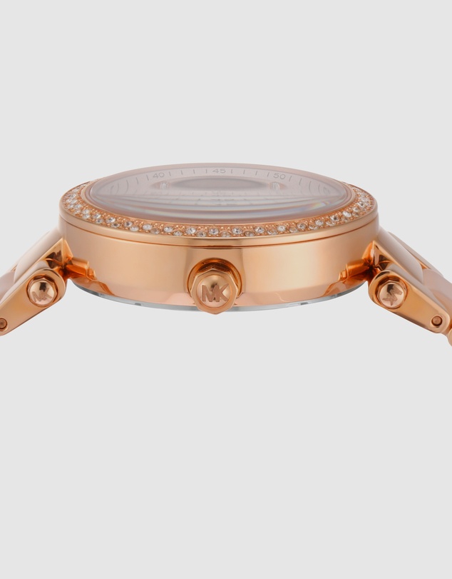 Michael Kors - Mini Parker Rose Gold-Tone Chronograph Watch