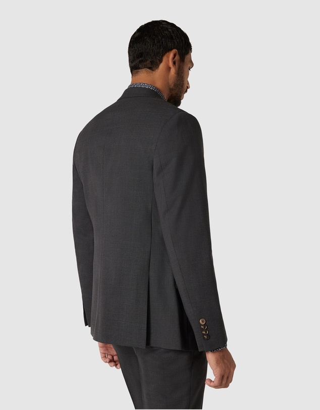 Politix - Slim Stretch Wool Blend Tailored Jacket